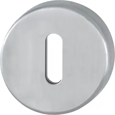Click Here To Enlarge This Photo Of EX42S (AR361/66) Hoppe Standard Key Escutcheon 6mm - Satin Stainless Steel (87100946)