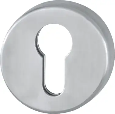 Click Here To Enlarge This Photo Of EX42S (AR361/67) Hoppe Euro Profile Escutcheon 6mm - Satin Stainless Steel (87100948)