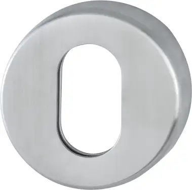 Click Here To Enlarge This Photo Of EX42S (AR361/28) Hoppe Oval Profile Escutcheon 8mm - Satin Stainless Steel (87100944)