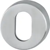 EX42S (AR361/28) Hoppe Oval Profile Escutcheon 8mm - Satin Stainless Steel (87100944)
