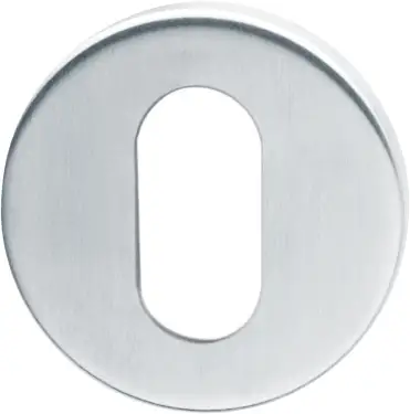 Click Here To Enlarge This Photo Of AR961/68 Hoppe Oval Profile Escutcheon - Grade 304 - Satin Stainless Steel (87109376)