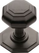 V890-MB Heritage Brass Octagon Centre Door Knob 3" Matt Bronze Finish