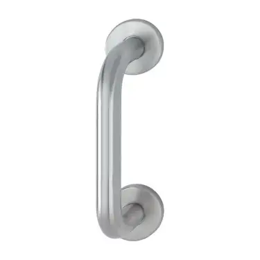 Click Here To Enlarge This Photo Of AR3616/150CF Hoppe 19mm x 150mm Pull Handle on 6mm Rose - Satin Stainless Steel (87100910)