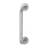 AR3616/225CF-8 Hoppe 19mm x 225mm Pull Handle on 8mm Rose - Satin Stainless Steel (87100930)