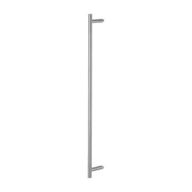 Click Here To Enlarge This Photo Of AR3625/1000BB-CR-GD Hoppe 25mm x 1000mm Cranked T Bar Pull Handle (Back to Back Fixings For Glass Doors) - Satin Stainless Steel (87141888)