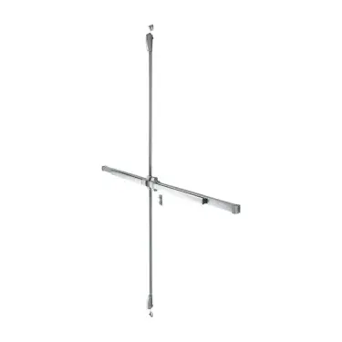 Click Here To Enlarge This Photo Of AR8808-SSS Hoppe Touchbar Double Rebated Door Set - Satin Stainless Steel (87139039)