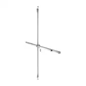 AR8808-SSS Hoppe Touchbar Double Rebated Door Set - Satin Stainless Steel (87139039)