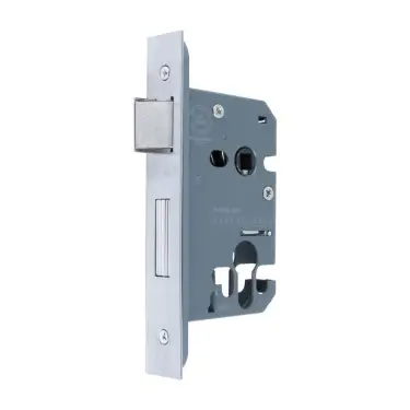Click Here To Enlarge This Photo Of AR7004-S-63-SC Hoppe Euro Profile Sashlock Case 63mm - Satin Chrome (50017834)