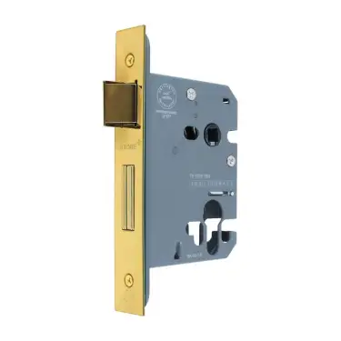 Click Here To Enlarge This Photo Of AR7004-S-76-PB Hoppe Euro Profile Sashlock Case 76mm - Polished Brass (50017865)