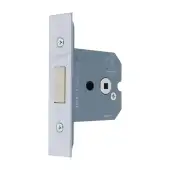 AR8031-63-SC Hoppe Square Case Bathroom Deadbolt 63mm - Satin Chrome (87109139)