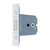AR8031-76-SC Hoppe Square Case Bathroom Deadbolt 76mm - Satin Chrome (87109141)