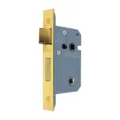 AR8023-63-5/8-PB Hoppe Bathroom Lock 63mm - Polished Brass (87142875)