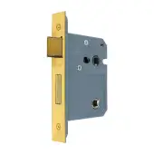 AR8023-76-5/8-PB Hoppe Bathroom Lock 76mm - Polished Brass (87142889)