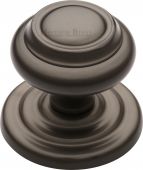 V905-MB Heritage Brass Centre Door Knob Round Design 3 ½" Matt Bronze Finish