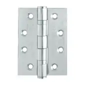 AR8180-SSS Hoppe Arrone 102mm x 76mm x 3mm Grade 13 Ball Bearing Butt Hinges - Satin Stainless Steel (8567837)