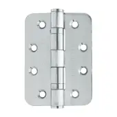 AR8182-SSS Hoppe Arrone 102mm x 76mm x 3mm Grade 13 Radius Ball Bearing Butt Hinges - Satin Stainless Steel (87105952)