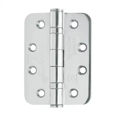 Click Here To Enlarge This Photo Of AR9292-PSS Hoppe Arrone 102mm x 76mm x 3mm Grade 13 Radius Ball Bearing Butt Hinges - Polished Stainless Steel (87105953)