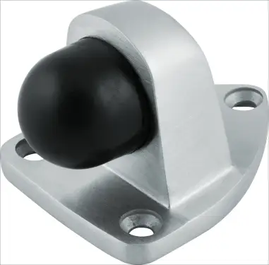 Click Here To Enlarge This Photo Of AR334J Hoppe Heavy Duty Pattern Door Stop - Satin Stainless Steel (50012812)