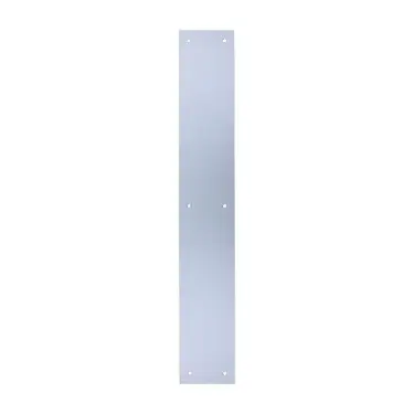 Click Here To Enlarge This Photo Of AR224D Hoppe 75mm x 475mm Finger Plate (Square Corners) - Satin Anodised Aluminium (8562748)