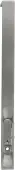 AR326B-SSS Hoppe 200mm x 20mm Lever Action Flush Bolt - Satin Stainless Steel (8569237)
