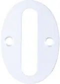 AR140/0 Hoppe 50mm Numeral 0 - Satin Anodised Aluminium (8500721)