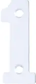 AR140/1 Hoppe 50mm Numeral 1 - Satin Anodised Aluminium (8500728)