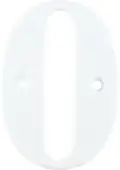 AR740-0-WHT Hoppe Face Fix Numeral 0 - White (87143519)
