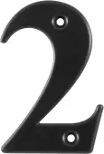AR740-2-BLK Hoppe Face Fix Numeral 2 - Black (87143582)