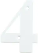 AR740-4-WHT Hoppe Face Fix Numeral 4 - White (87143631)
