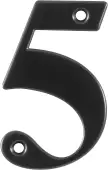 AR740-5-BLK Hoppe Face Fix Numeral 5 - Black (87143666)