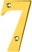 AR740-7-PBR Hoppe Face Fix Numeral 7 - Polished Brass (87143729)