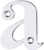 AR740-A-PCH Hoppe Face Fix Letter A - Polished Chrome (50000068)