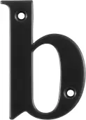 AR740-B-BLK Hoppe Face Fix Letter B - Black (50000081)