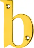 AR740-B-PBR Hoppe Face Fix Letter B - Polished Brass (50000093)