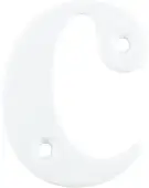 AR740-C-WHT Hoppe Face Fix Letter C - White (50000111)