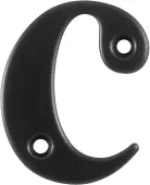 AR740-C-BLK Hoppe Face Fix Letter C - Black (50000123)