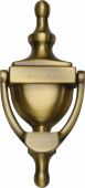V910 152-AT Heritage Brass Urn Knocker 6" Antique Brass Finish
