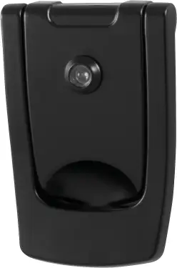 Click Here To Enlarge This Photo Of AR725-BLK Hoppe Designer Door Knocker With Viewer - Black (87143498)