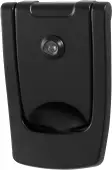 AR725-BLK Hoppe Designer Door Knocker With Viewer - Black (87143498)