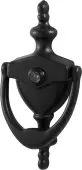 AR727-BLK Hoppe Traditional Door Knocker With Viewer - Black (87143442)
