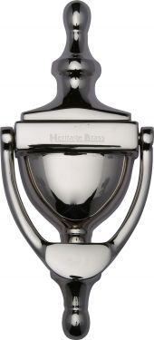 Click Here To Enlarge This Photo Of V910 152-PNF Heritage Brass Urn Knocker 6" Polished Nickel Finish
