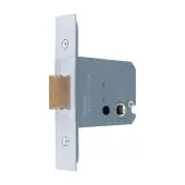 AR8000-76-SC Hoppe 76mm Square Case Mortice Latch (One Way Action) - Satin Chrome (87109100)