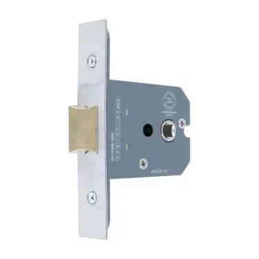 Click Here To Enlarge This Photo Of AR8009-76-SC Hoppe 76mm Square Case Mortice Latch (Two Way Action) - Satin Chrome (87109106)
