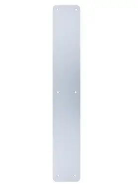 Click Here To Enlarge This Photo Of AR224F-SAA Hoppe Fingerplate 475mm x 75mm, Radius Corner - Aluminium (50014912)