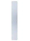 AR224F-SAA Hoppe Fingerplate 475mm x 75mm, Radius Corner - Aluminium (50014912)