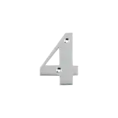 AR740-4-SC Hoppe Face Fix Numeral 4 - Satin Chrome (50022398)