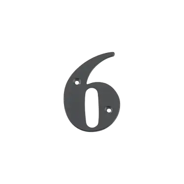 Click Here To Enlarge This Photo Of AR740-6/9-AG Hoppe Face Fix Numeral 6 & 9 - Anthracite Grey Finish (50022465)