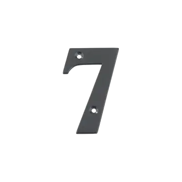 Click Here To Enlarge This Photo Of AR740-7-AG Hoppe Face Fix Numeral 7 - Anthracite Grey Finish (50022490)