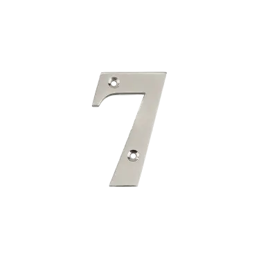 Click Here To Enlarge This Photo Of AR740-7-GRA Hoppe Face Fix Numeral 7 - Graphite Finish (50022477)