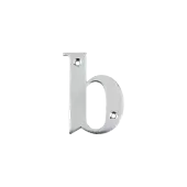 AR740-B-SC Hoppe Face Fix Letter B - Satin Chrome (50022167)
